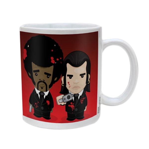 Pulp Fiction Vincent & Jules Mugg En Storlek Vit/Röd/Svart White/Red/Black One Size
