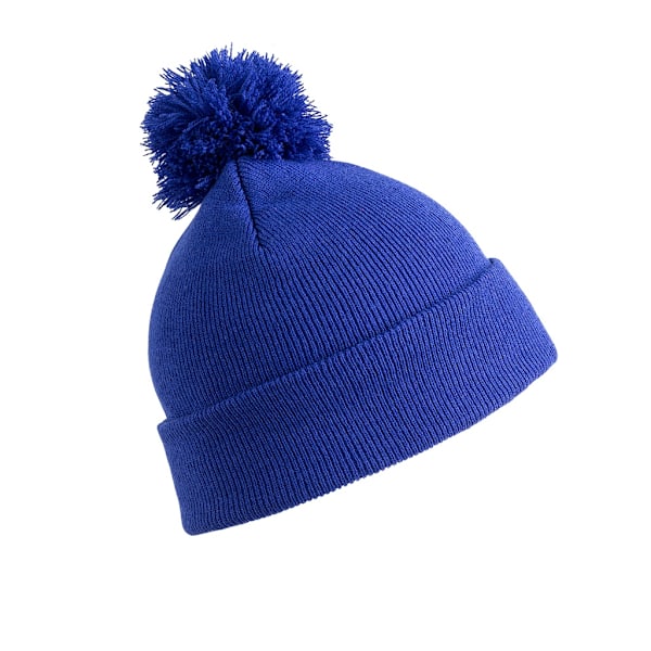 Result Core Pom Pom Beanie One Size Royal Blue Royal Blue One Size