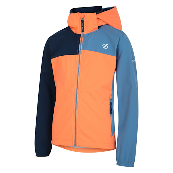 Dare 2B Barn/Barn Cheer Soft Shell Jacka 11-12 År Oran Orange/Niagara Blue 11-12 Years
