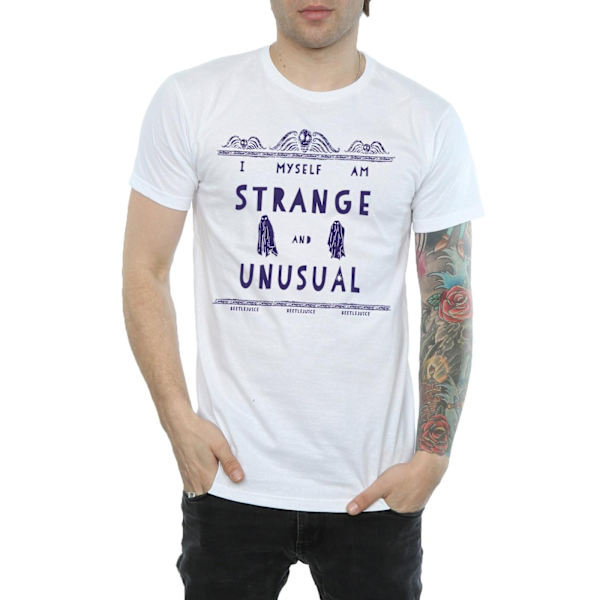 Beetlejuice Herr Strange And Unusual T-Shirt M Vit White M