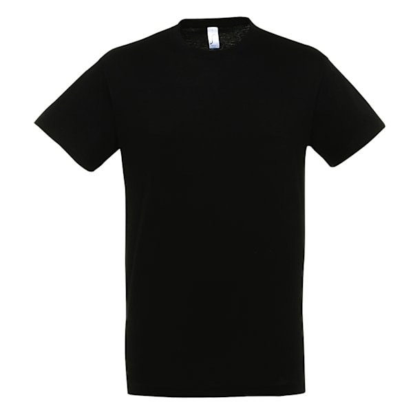 SOLS Regent Kortärmad T-shirt för Män M Djup Svart Deep Black M