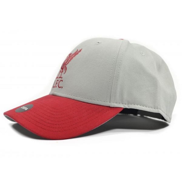 Liverpool FC Unisex Vuxen Tvåfärgad Baseballkeps En Storlek Grå/Röd Grey/Red One Size