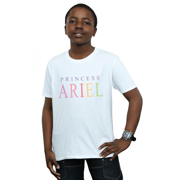 Disney Boys The Little Mermaid Ariel Graphic T-Shirt 9-11 år White 9-11 Years