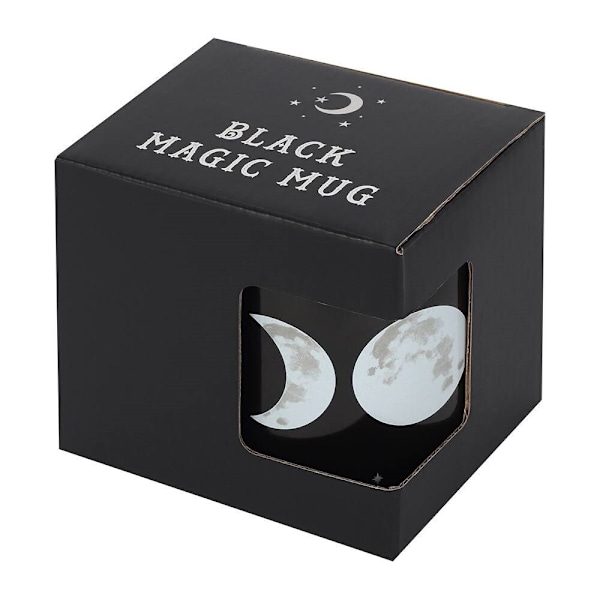Something Different Triple Moon Mug En Storlek Svart/Vit Black/White One Size