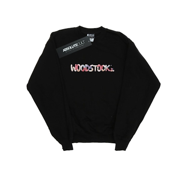 Woodstock Herr Logo Floral Sweatshirt M Svart Black M