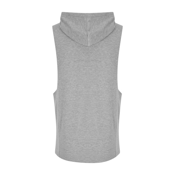 AWDis Unisex Just Cool Urban Sleeveless Muscle Hoodie XX Sport Grey XXL