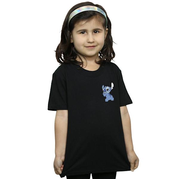Disney Girls Lilo And Stitch Stitch Bakside Brösttryck Cotto Black 5-6 Years