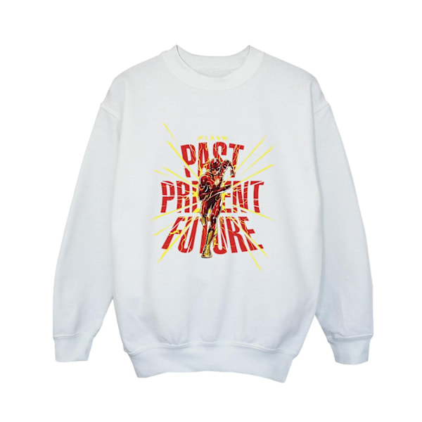 DC Comics Boys The Flash Past Present Future Sweatshirt 3-4 År White 3-4 Years