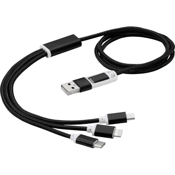 Bullet Versatile USB-kabel One Size Svart Black One Size