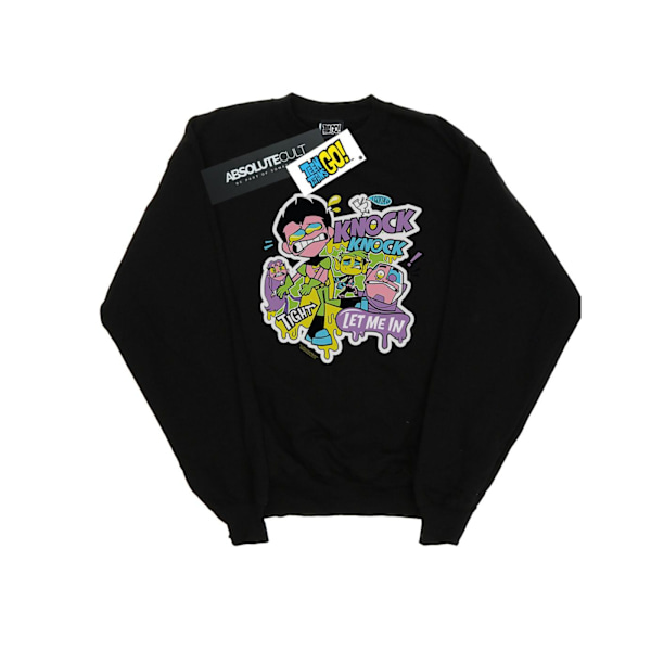 DC Comics Herr Teen Titans Go Knock Knock Sweatshirt S Svart Black S