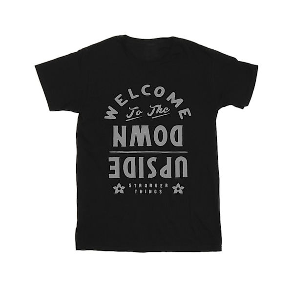 Netflix Stranger Things Välkommen till Upside Down T-shirt 5XL Black 5XL