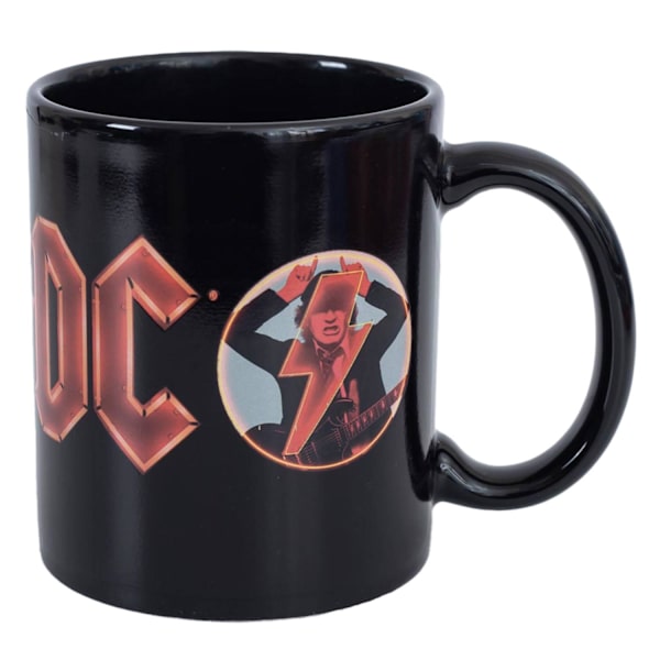 AC/DC Värmekänslig Mugg One Size Svart/Röd Black/Red One Size