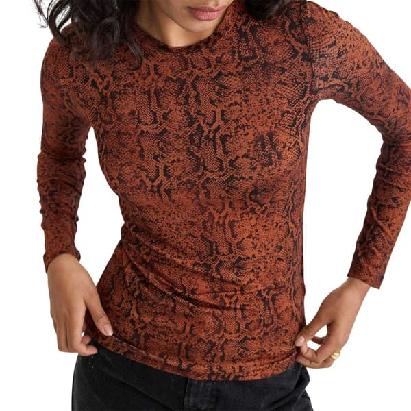 Nobody´s Child Dam Ormmönstrad Slim Topp 8 UK Brun Brown 8 UK
