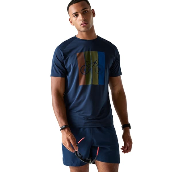 Dare 2B Herr Tech II Cykel T-shirt M Marinblå Navy M