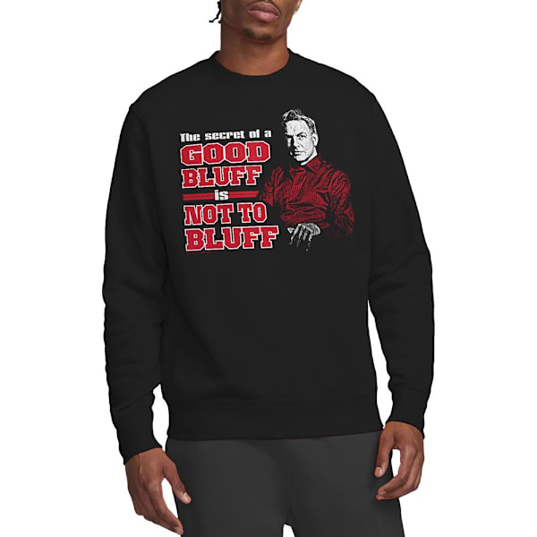 NCIS Unisex Vuxen No Bluffing Sweatshirt L Svart Black L