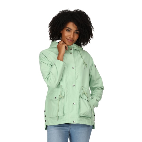 Regatta Dam/Dam Birdie Waterproof Jacket 10 UK Quiet Gree Quiet Green 10 UK