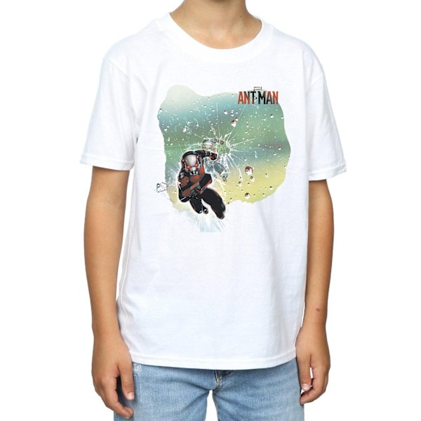 Marvel Boys Ant-Man Shatter T-shirt 7-8 år Vit White 7-8 Years