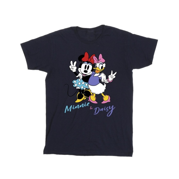 Disney Boys Minnie Mouse And Daisy T-shirt 7-8 år Marinblå Navy Blue 7-8 Years