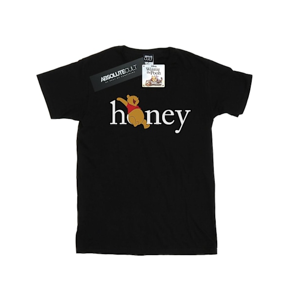 Disney Winnie The Pooh Honey T-shirt för pojkar 7-8 år Svart Black 7-8 Years