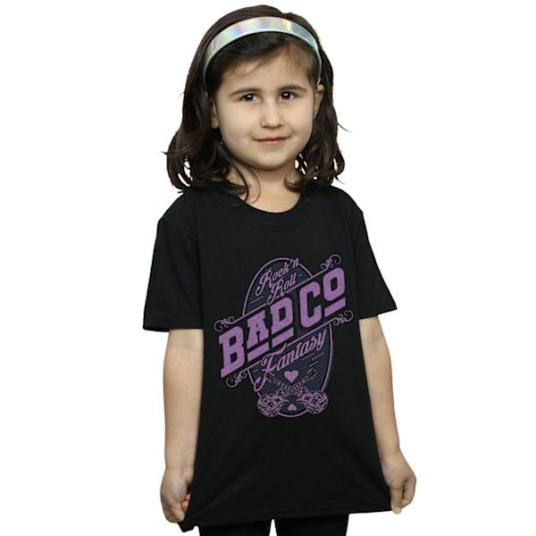 Bad Company Girls Rock N Roll Fantasy Bomull T-shirt 5-6 år Black 5-6 Years