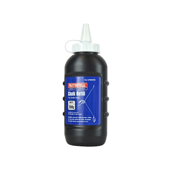 Faithfull Kritpulver Vit 250g Flerfärgad Multi Colour White 250g