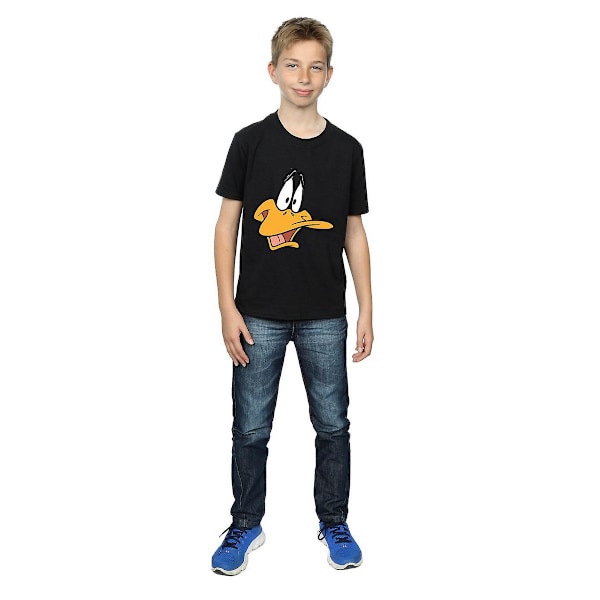 Looney Tunes Pojkar Daffy Duck Bomull T-shirt 9-11 År Svart Black 9-11 Years