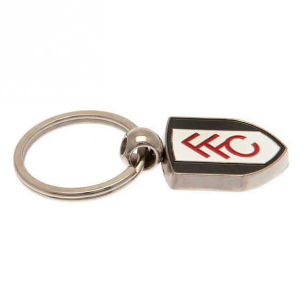 Fulham FC Crest Nyckelring One Size Svart/Vit/Röd Black/White/Red One Size