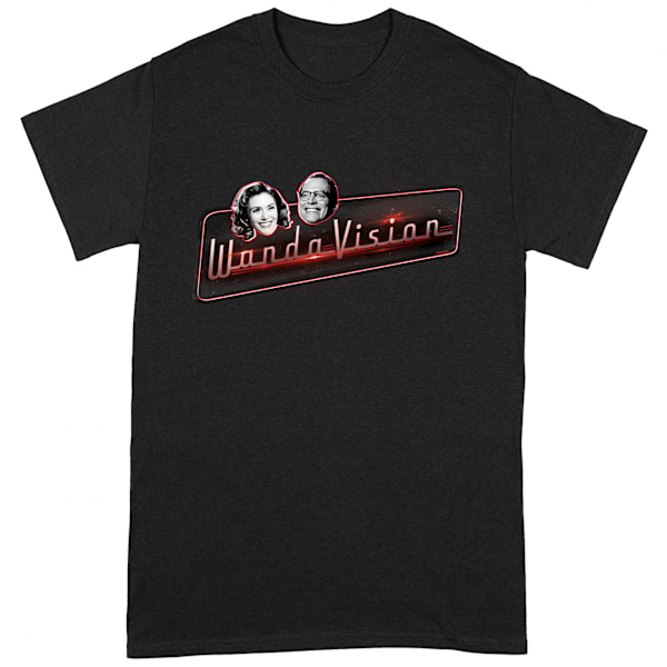 WandaVision Unisex Vuxen Scarlet Witch T-Shirt M Svart/Vit/Röd Black/White/Red M