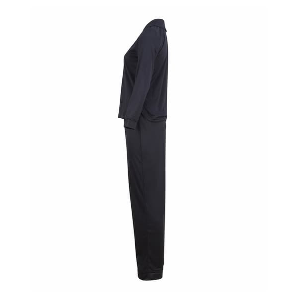 Towel City Pyjamas för damer/kvinnor Supersoft Pyjamasset L Svart Black L