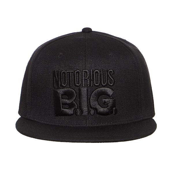 Biggie Smalls Unisex Vuxen Logo Snapback Cap En Storlek Svart Black One Size
