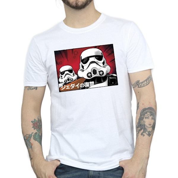 Star Wars Stormtrooper Japansk T-shirt M Vit White M