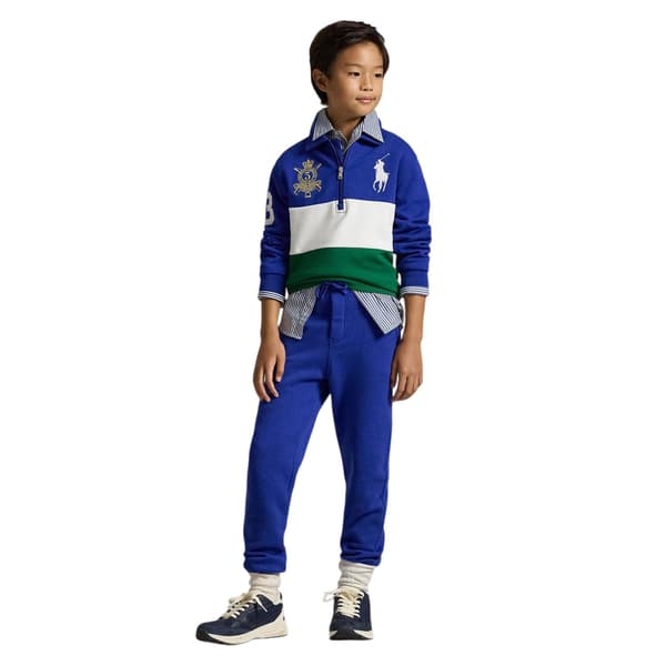Ralph Lauren Barn/Kids Ribbade Mudd Slim Joggers 4 År Az Azure 4 Years
