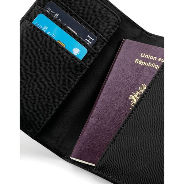 Bagbase Boutique Passfodral och Bagageetikett Set One Size B Black One Size