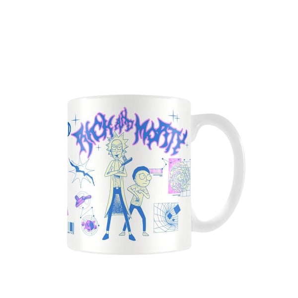 Rick And Morty Rave Rickvival Mug En Storlek Vit White One Size