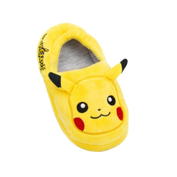Pokemon Childrens/Kids Pikachu 3D Slippers 11 UK Child Yellow/H Yellow/Heather Grey/Black 11 UK Child
