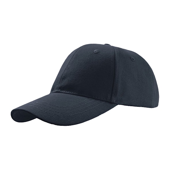 Atlantis Liberty Six Buckle Borstad Bomull 6 Panel Cap One Size Navy One Size