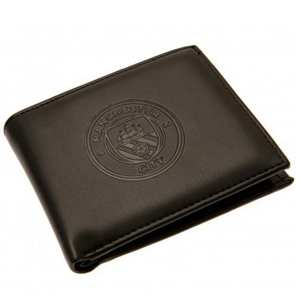 Manchester City FC Präglad Plånbok One Size svart black One Size
