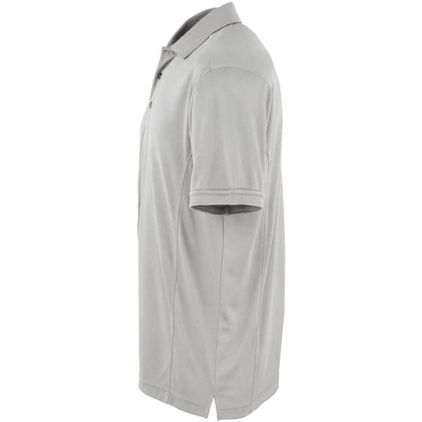 Premier Mens Coolchecker Pique Kortärmad Poloskjorta S Silver Silver S