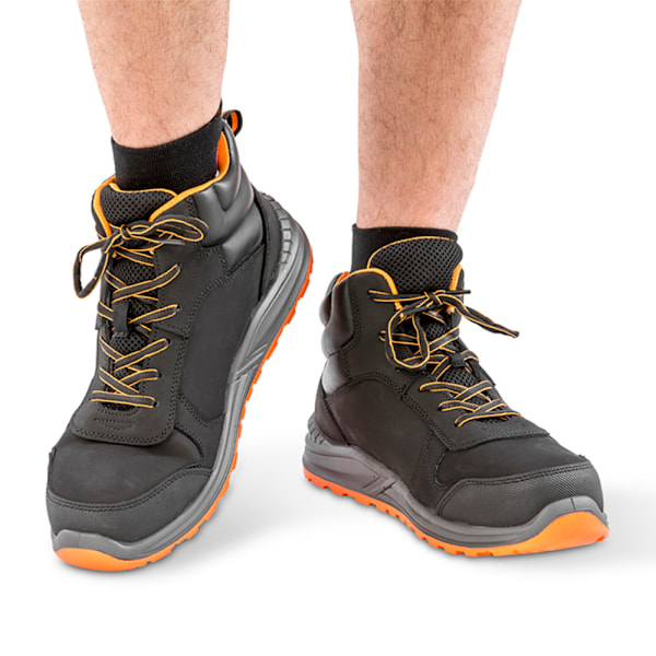 WORK-GUARD by Result Unisex Adult Stirling Säkerhetsstövlar 9 UK Bl Black/Grey 9 UK