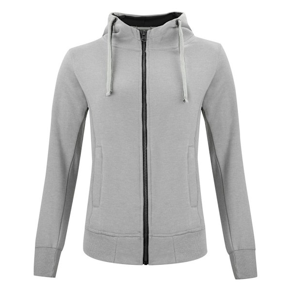 Clique Dam/Kvinnor Klassisk Melange Full Zip Hoodie S Grå Grey S