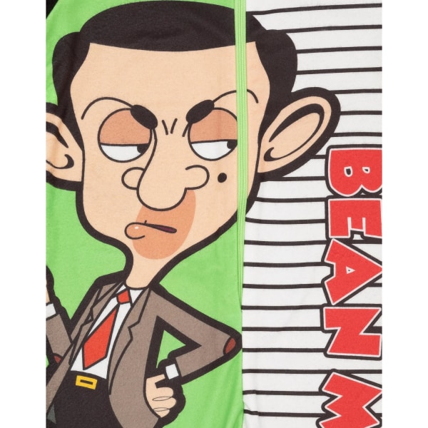Mr Bean Sovdräkt för barn/barn 9-10 år Grön/Vit/Svart Green/White/Black 9-10 Years