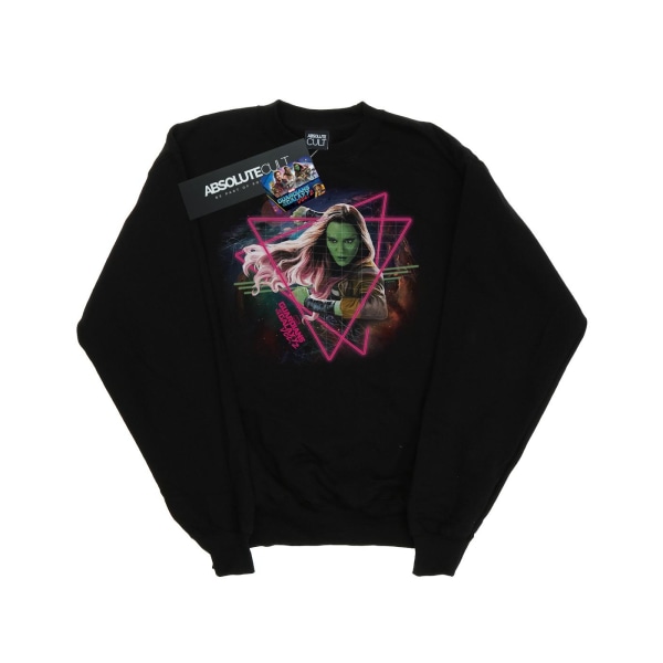 Marvel Womens/Ladies Guardians Of The Galaxy Neon Gamora Sweats Black XL