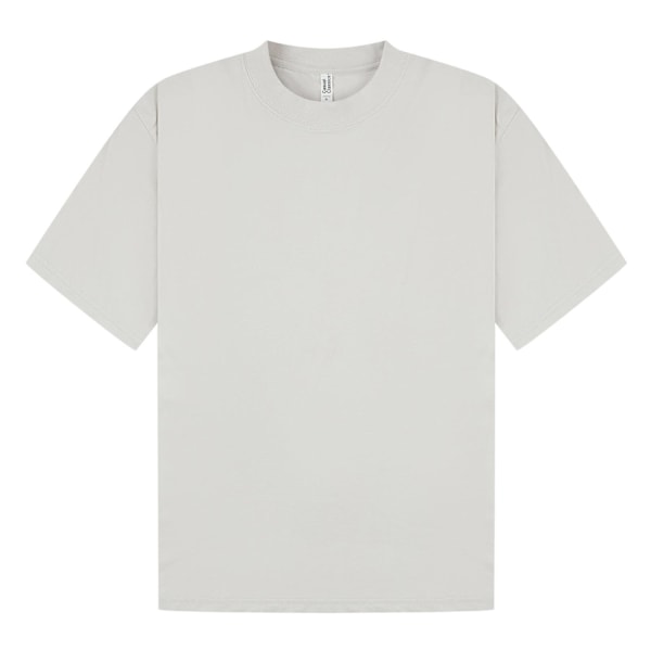 Casual Classics Unisex Vuxen Kammad Ringspunnen Bomull Förlängd Ne Lunar Grey 4XL