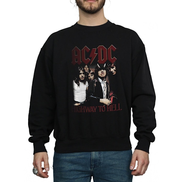 AC/DC Herr Highway To Hell Bomullströja 3XL Svart Black 3XL