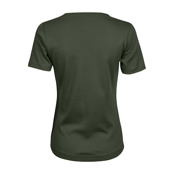 Tee Jays Dam/Dam Interlock T-shirt L Mörkgrön Deep Green L