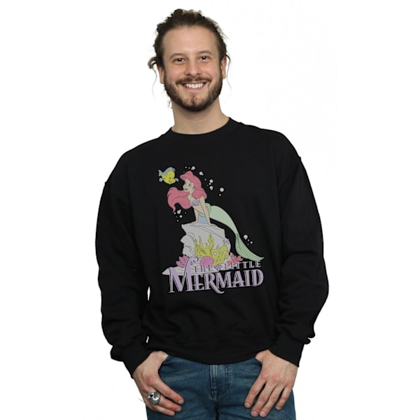 Disney Herr The Little Mermaid Faded Nostalgia Sweatshirt S Bla Black S