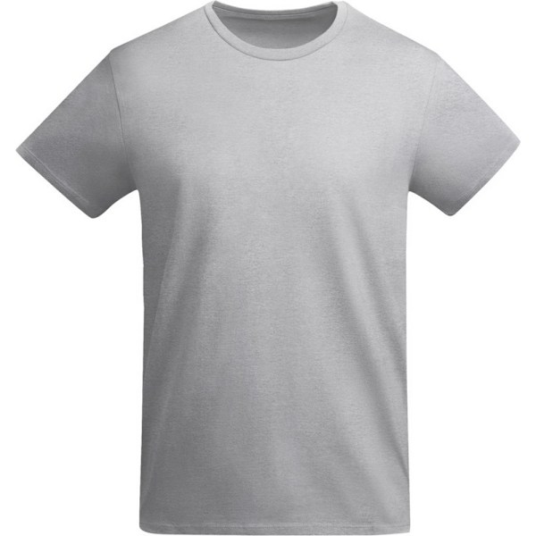 Roly Barn/Barn Breda T-shirt 7-8 år Gråmelerad Grey Marl 7-8 Years