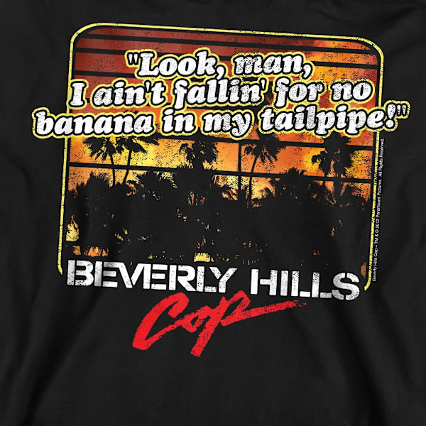 Beverly Hills Cop Unisex Vuxen Banana In My Tailpipe Sweatshirt Black L