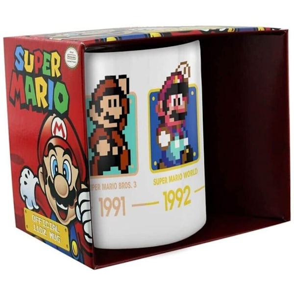 Super Mario Year Mug En Storlek Flerfärgad Multicoloured One Size