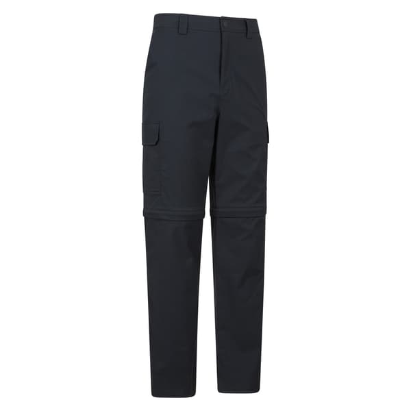 Mountain Warehouse Delta Stretch Zip-Off Cargo Byxor Herr - Normal Passform Black 38R